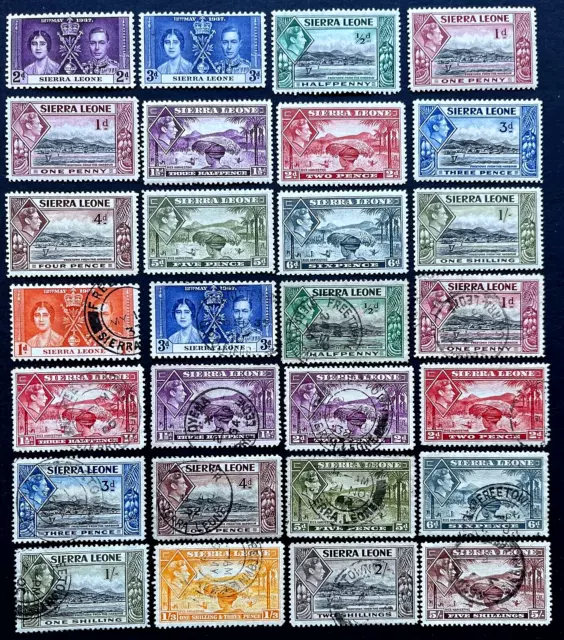 Sierra Leone 1937-1970 Mounted Mint & Used Selection On 3 Photos