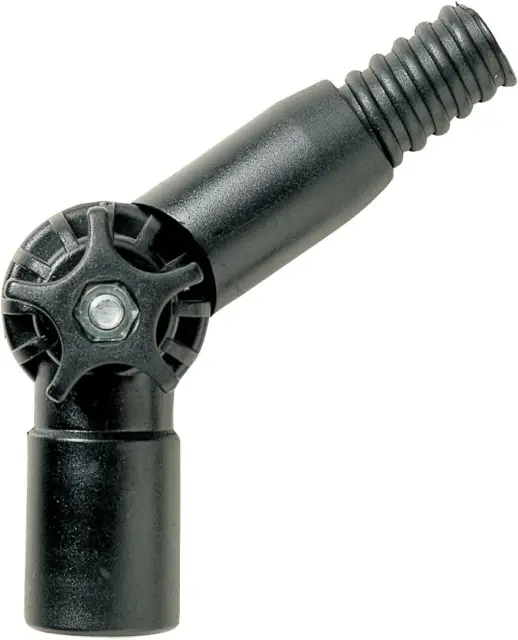 Ettore 48520 Angle Adaptor for Extension Pole,Black