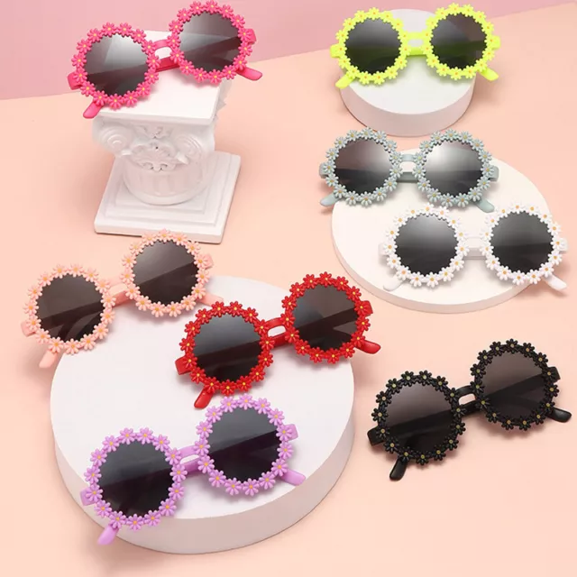 Kids Sunglasses Children Flower Sunglasses Girl Boy Shades Glasses UV400 Outd Ⓢ