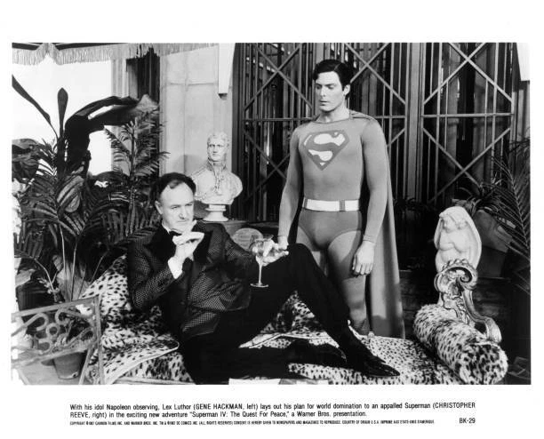 ACTORS GENE HACKMAN and Christopher Reeve Mariel Hemingway 1987 OLD ...