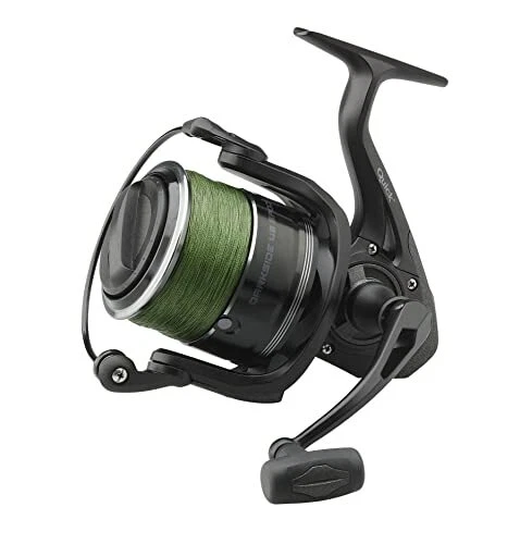 DAM Quick Darkside 4B Spod 7000S FD incl. 200 m Long Throw Reel Carp, Black