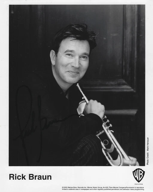 Rick Braun Autographed Signed 8x10 Photo - Smooth Jazz Musician Vocalist - w/COA