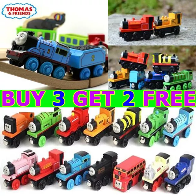 UK The Tank Engine Tender Wooden Magnetic Railway Train Truck Car Friends XMAS