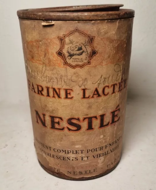 Ancienne Boîte en fer - Farine lactée NESTLÉ