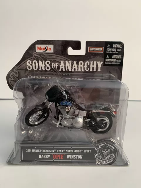 Maisto Sons of Anarchy Opie Winston 2001 Harley Davidson 1:18 Scale Motorcycle