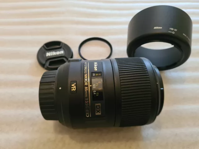 NIKON AF-S DX Micro NIKKOR 85mm f/3.5G ED VR Macro Lens