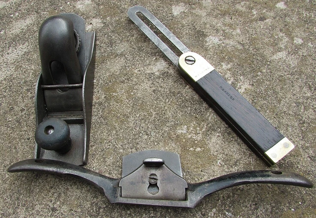 Vintage Collection of Woodworking Tools 110 Block Plane Stanley 51 Spoke Shave