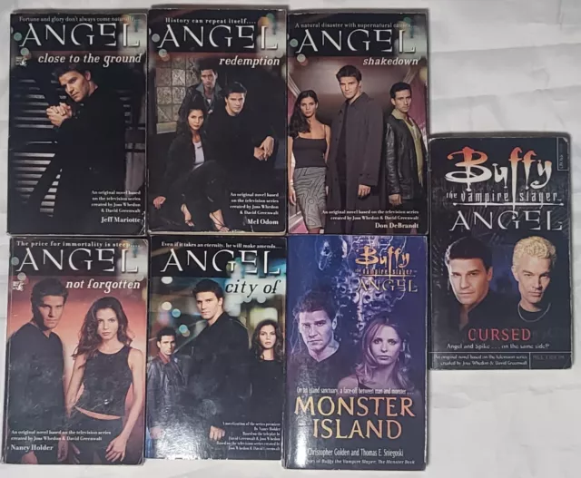 7 x Books Angel (Buffy the Vampire Slayer) Bundle / Job Lot  - SEE PHOTOS -