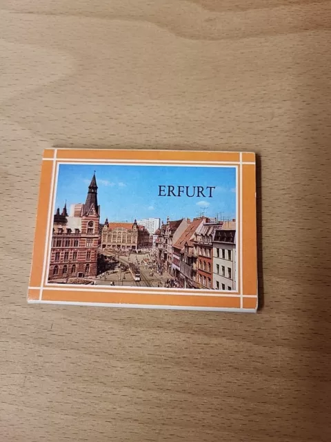 Souvenir Fotomappe DDR Erfurt