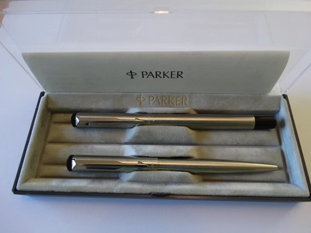 BOXED PARKER PEN Set Fountain Pen and Ballpoint EUR 1,16 - PicClick IT
