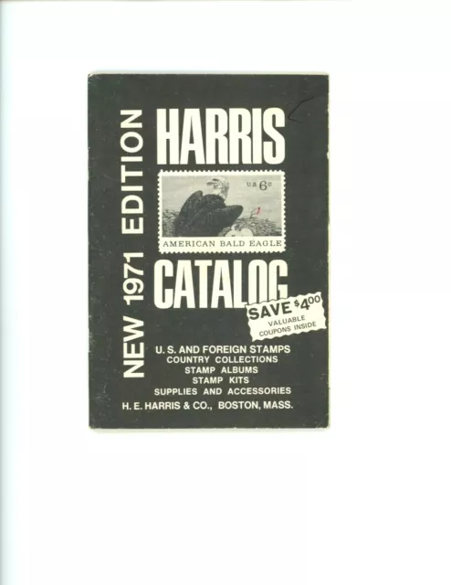 Vintage Harris Stamp Catalog U.S. And Foreign Stamps Country Collections