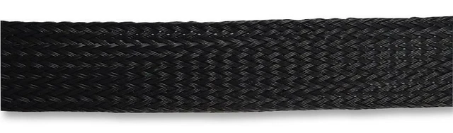 Tressé Gainage 25MM Noir 5M - BSFR-025 5M