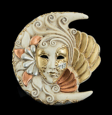 Mask Ceramic from Venice - Moon Lady - Decoration Wall - 829 XX2