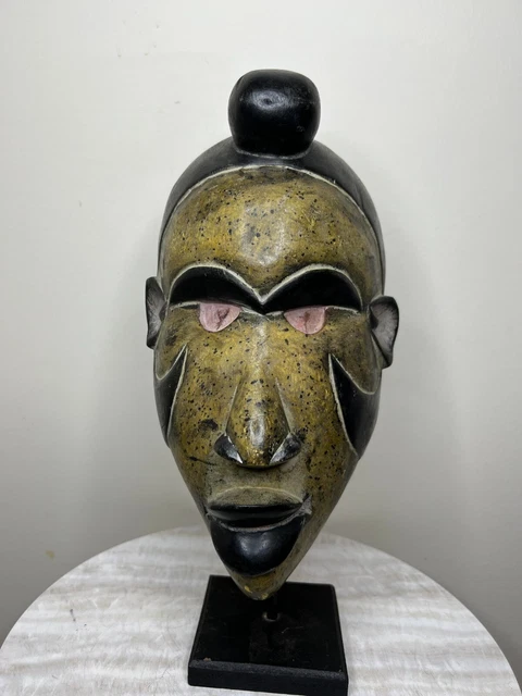 Yombe mask Congo drc zaire tribal art african old African 12" X 7"