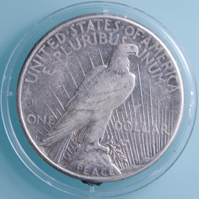 USA - 1 Dollar 1923 S - Peace Dollar - San Francisco - Silber 2