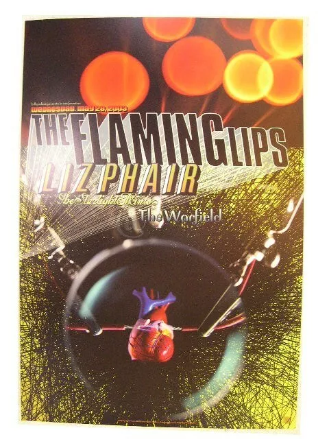 The Flaming Lips Handbill Poster Fillmore Liz Phair