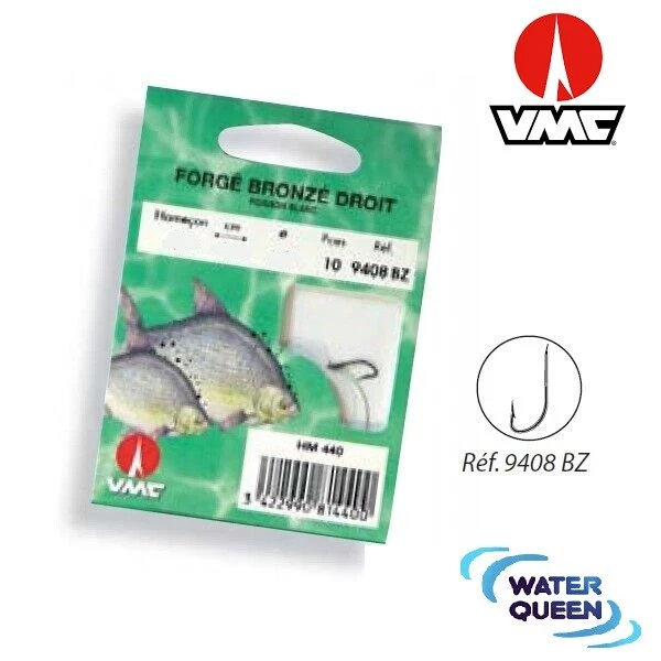 Paquet De 10 Hameçons VMC 8725 BZ N°6 - Œillet, Pour Pêche En Rivière - Neuf