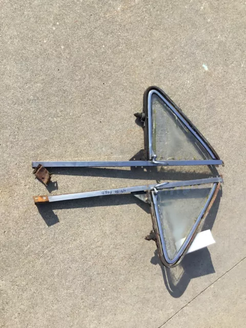 1949, 1950, Ford Vent Car Windows. Original Pair.