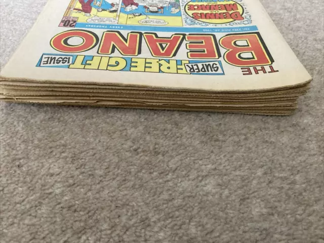 Job lot collection of 18 1980s BEANO comics from 1987 and 1988 DC Thomson 3