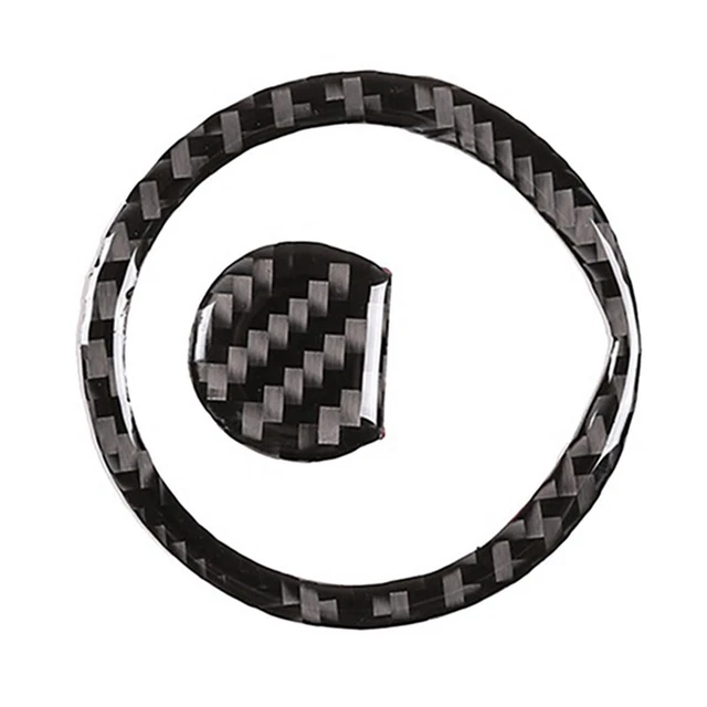 Auto Kohlefaser Lenkrad Logo Aufkleber Auto Dekorative Aufkleber Aufkleber  P8U1
