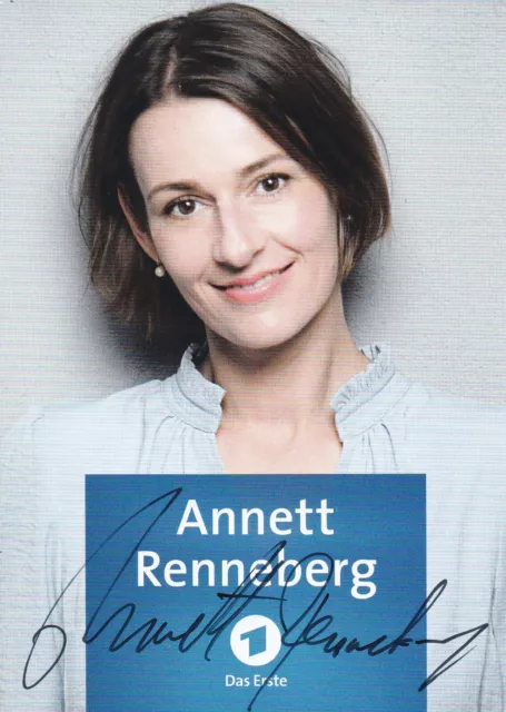 Autogrammkarte Annett Renneberg - ARD - In aller Freundschaft  / Schauspielerin