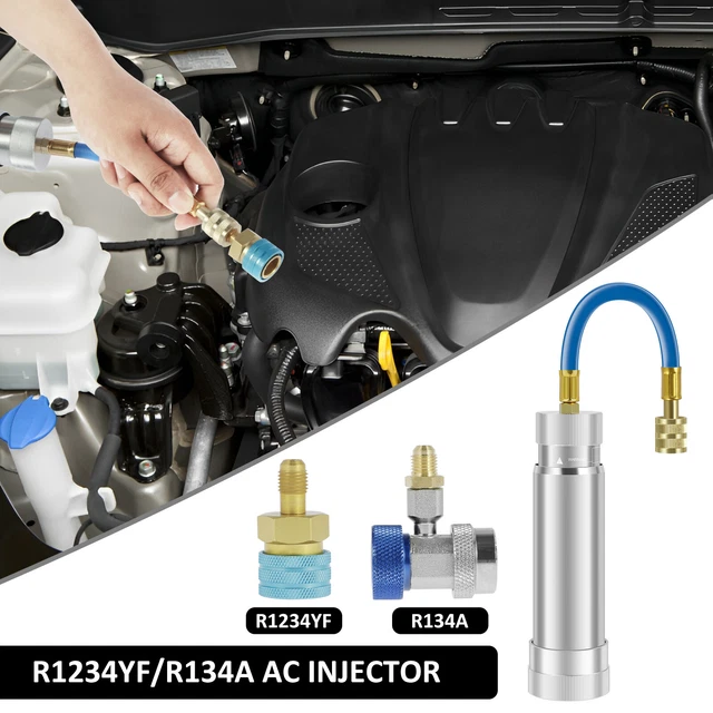 AC DYE OIL Injector Kit For R1234YF/R134A Refrigerant System With 2