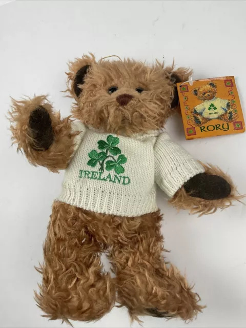 Kiddiefun Good Luck Rory Brendan Ireland Bear Stuffed Animal Plush Toy