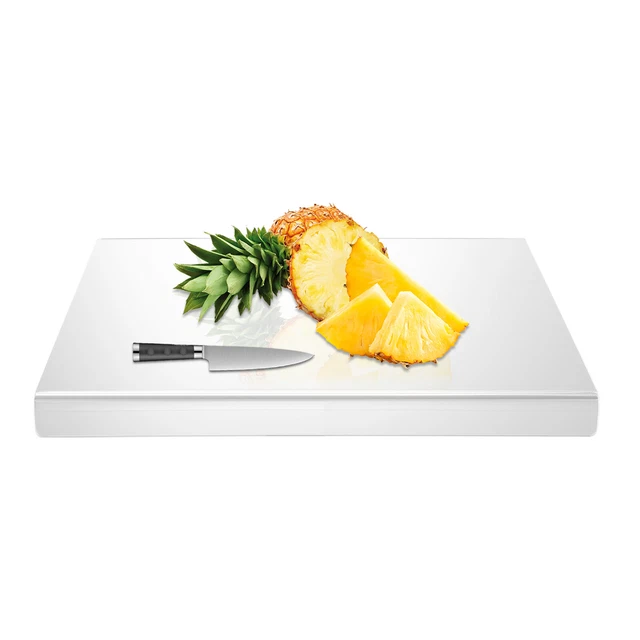 2pcs Küche Acryl Schneidebrett Klar Schneidebrett Klar Counter Board Sicherheit