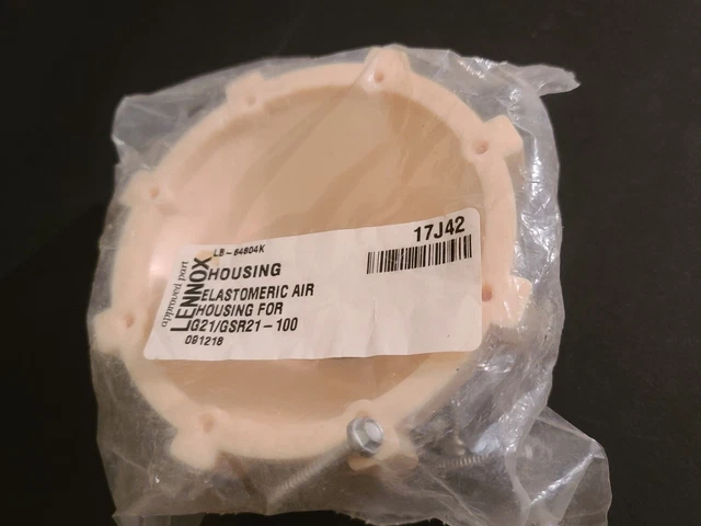 NEW SEALED Lennox 17J42  LB-64804K Elastomeric AIR HOUSING KIT for G21/GSR21-100