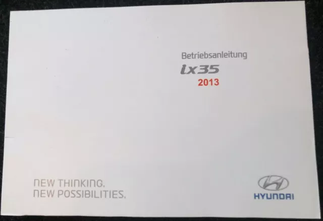 Anleitung Bedienungsanleitung Hyundai ix 35 Facelift