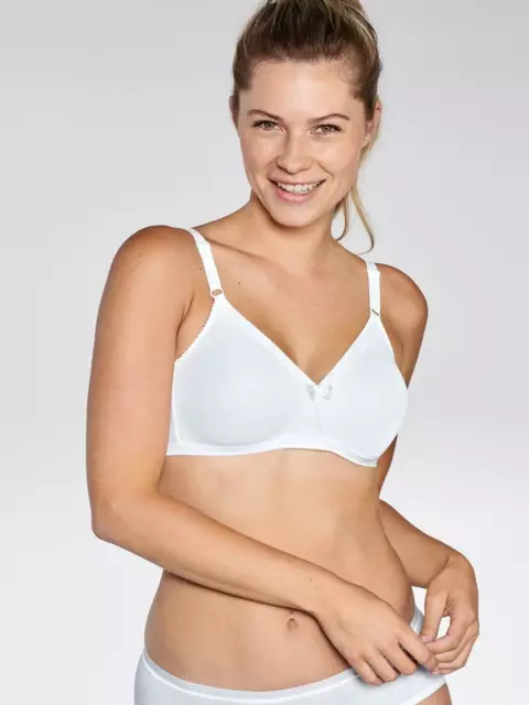 NATURANA 5254 WHITE Bra Soft Cup Seamless Firm Control 34-42 A-D Cup  Nonwired £17.99 - PicClick UK