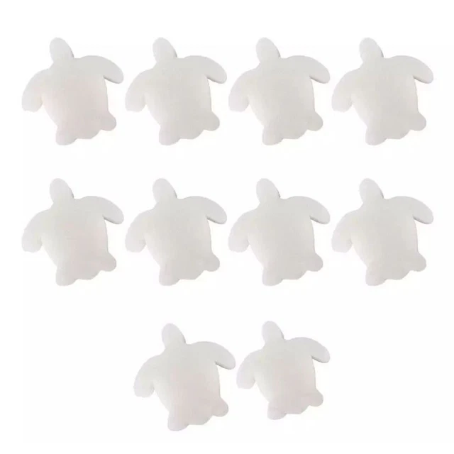 10 piezas esponja limpiadora de poro fino tortuga esponja absorbente de aceite natación