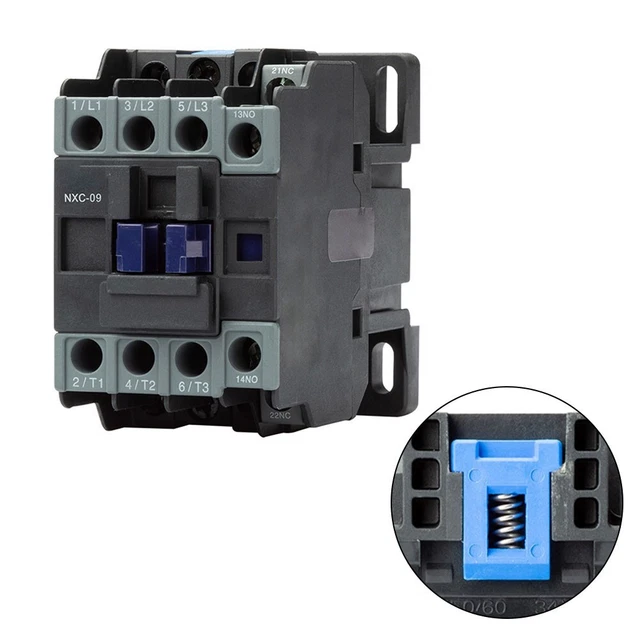 Contacteur AC design curseur pratique NXC09 pour un chargement et un déchargeme
