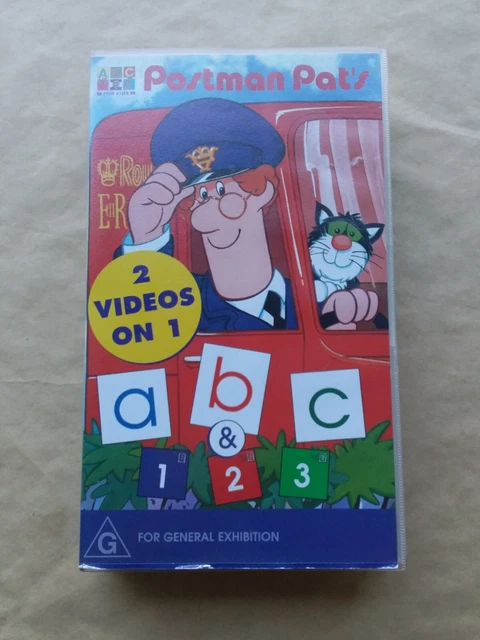 postman-pat-s-abc-123-2-videos-on-1-vhs-video-abc-for-kids-10