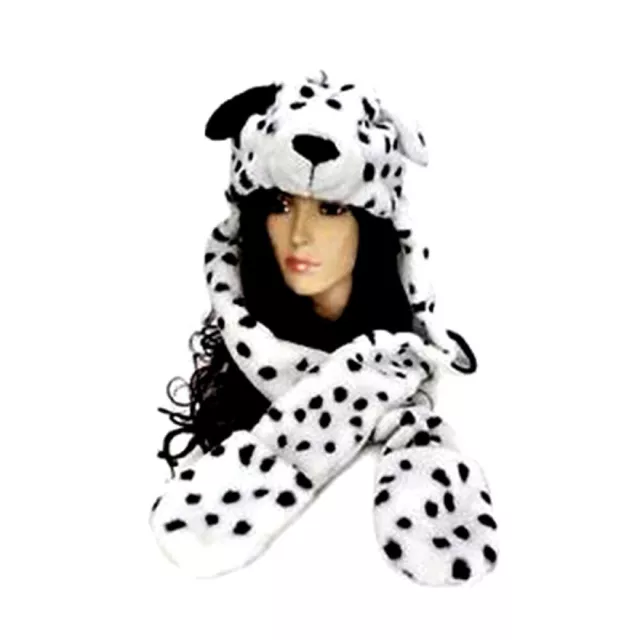 Multifunctional Cartoon Cap Dalmation Dog Hat Men and Women