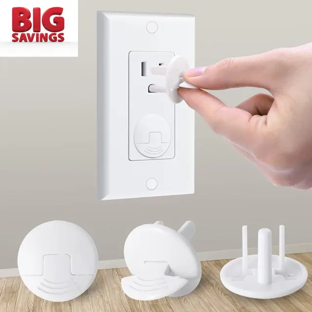Outlet Covers Baby Proofing White -  38 Pack Plug Covers for Electrical Outlets,