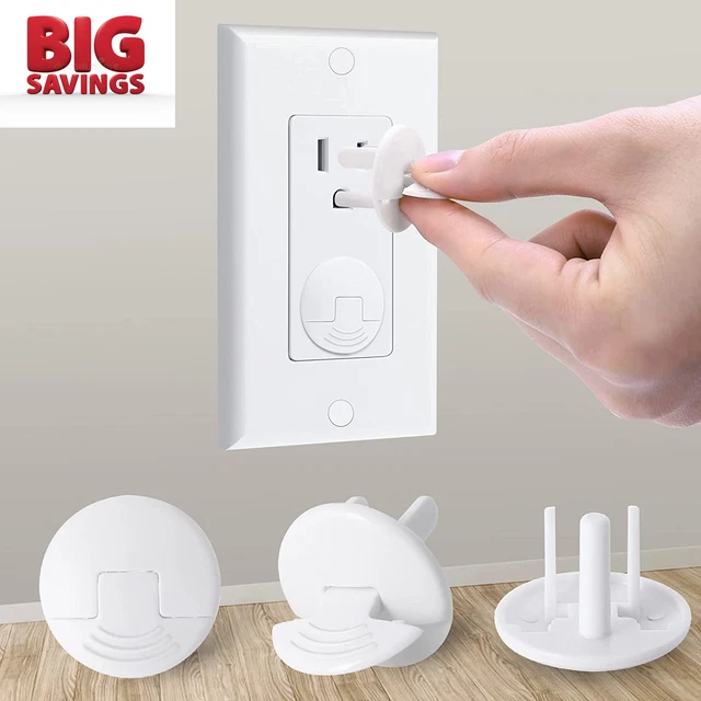 Outlet Covers Baby Proofing White -  38 Pack Plug Covers for Electrical Outlets,