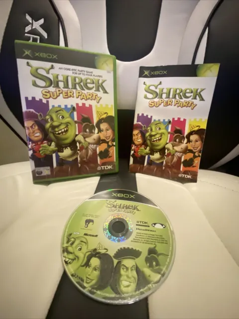 Shrek Super Party - Microsoft Xbox *Manual Included* Complete