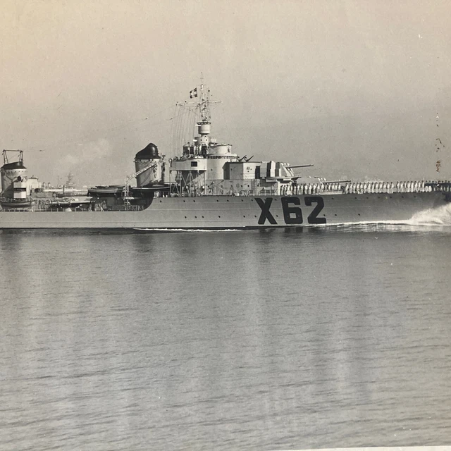ANCIENNE PHOTO MARIUS Bar Contre Torpilleur Volta Seconde Guerre