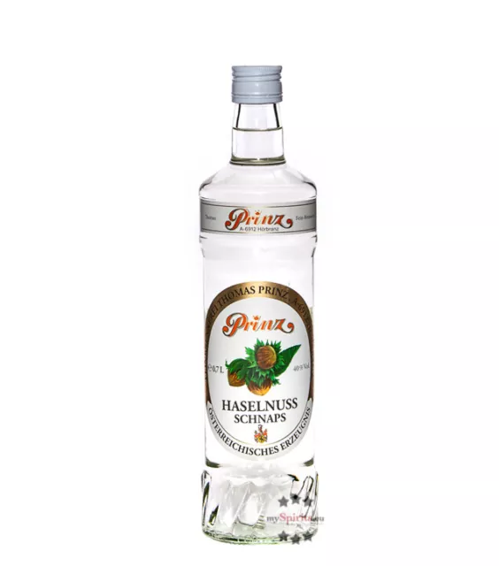 Prinz: Haselnuss-Schnaps / 40% Vol. / 0,7 Liter - Flasche