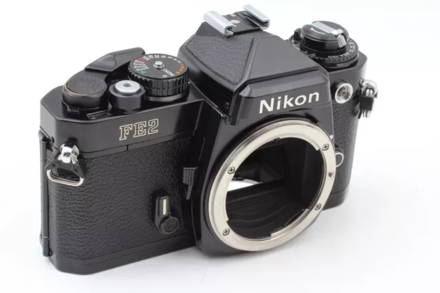 [Proche de MINT] Boîtier d'appareil photo reflex noir Nikon FE2 35 mm du JAPON 3