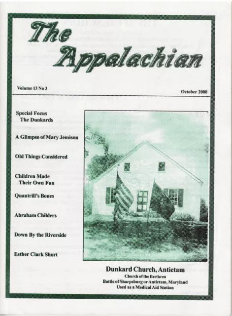 The Appalachian October 2008 - History & Genealogy - HOLIDAY SALE