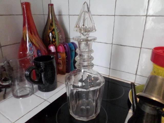 Grande Et Superbe Carafe En Cristal