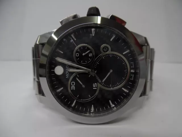MOVADO VIZIO CHRONOGRAPH Watch with Black Carbon Fiber Dial (Model: 0607544)  $499.99 - PicClick