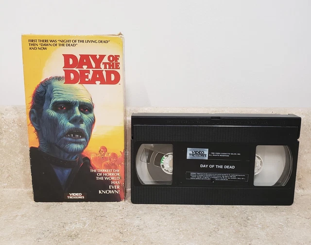 DAY OF THE Dead VHS 1985 Horror Movie Romero Zombie Rare Tested