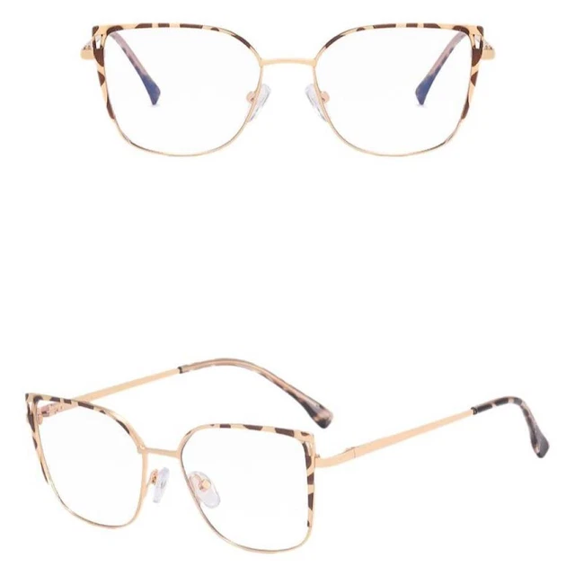 Women's Cat Eye Reading Glasses With Rhinestones - UV Protection, Spring Hinges, RE86 Model