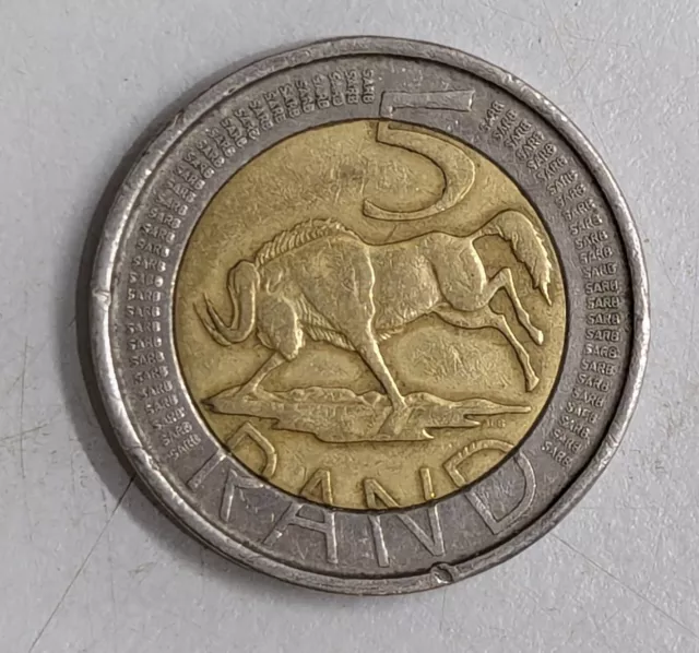 2004 SOUTH AFRICA Five Rand coin (K175)