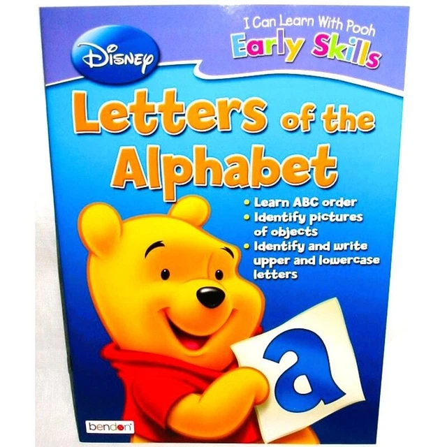 LETTERS OF THE ALPHABET Disney Workbook 2014 Winnie the Pooh Early ...