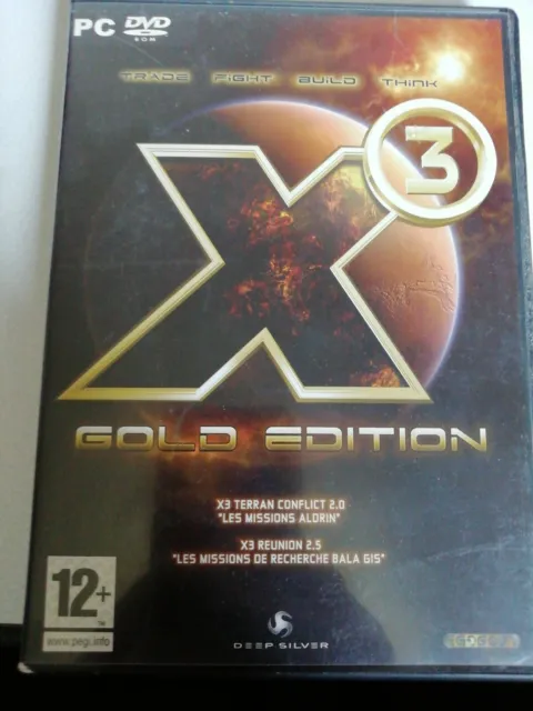 X3 GOLD EDITION Jeu PC (Terran Conflict + Reunion x 3) sans notice ...