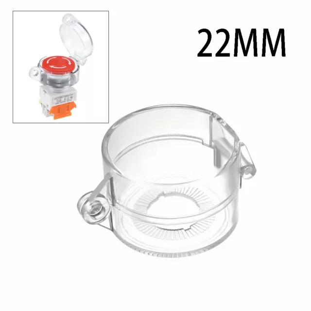 22mm Push Button Switch Protector Emergency Stop Switch Transparent Cover Guard